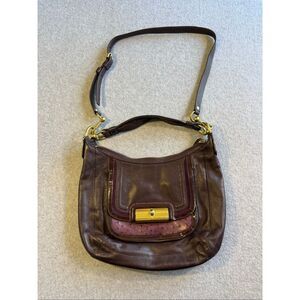 Coach Kristin Spectator N/S Tote Coach Kristin spectator hobo bag purple